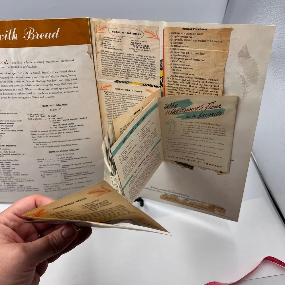 Vintage Fleischmann Yeast Advertising Cookbook When You Bake Recipe Booklet 1948